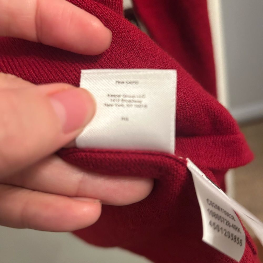 Brand new with tags! Anne Klein cashmere cotton blend Long Sleeve Top - Picture 8 of 10